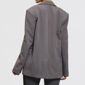 Aline Dark Grey Oversized Blazer