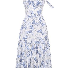 Elia Blue Print Midi Sundress - Image 2