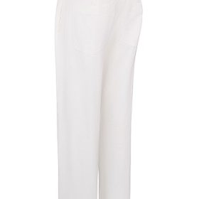 Luna White Cargo Trousers - Image 3