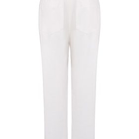 Luna White Cargo Trousers - Image 4