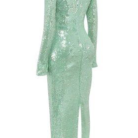 Titania Seafoam Sequin Maxi Gown - Image 3