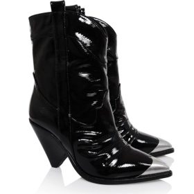 Terra Black Low Calf Cowboy Boot - Image 3