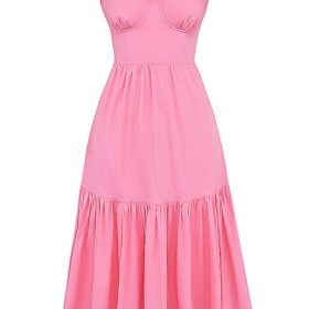 Elia French Pink Midi Sundress - Image 2