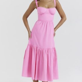 Elia French Pink Midi Sundress - Image 5
