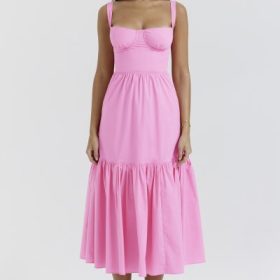 Elia French Pink Midi Sundress - Image 7