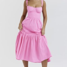 Elia French Pink Midi Sundress - Image 9
