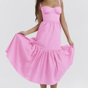 Elia French Pink Midi Sundress - Image 10