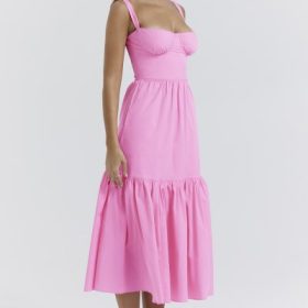 Elia French Pink Midi Sundress - Image 13