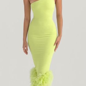 Alessia Lime Midi Dress - Image 7