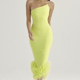 Alessia Lime Midi Dress - Image 10