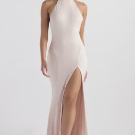 Juliette Blush Halter Gown - Image 8