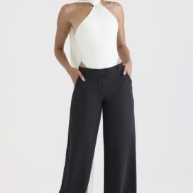 Cameron Grey Loose Fit Trousers - Image 5