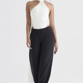 Cameron Grey Loose Fit Trousers - Image 7