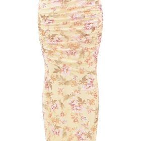 Cassidy Honeyflower Print Fluted Hem Maxi Skirt - Image 2