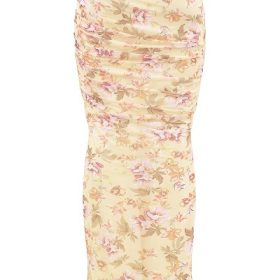 Cassidy Honeyflower Print Fluted Hem Maxi Skirt - Image 4