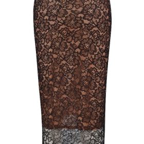 Yolanda Black Lace Midi Skirt - Image 4
